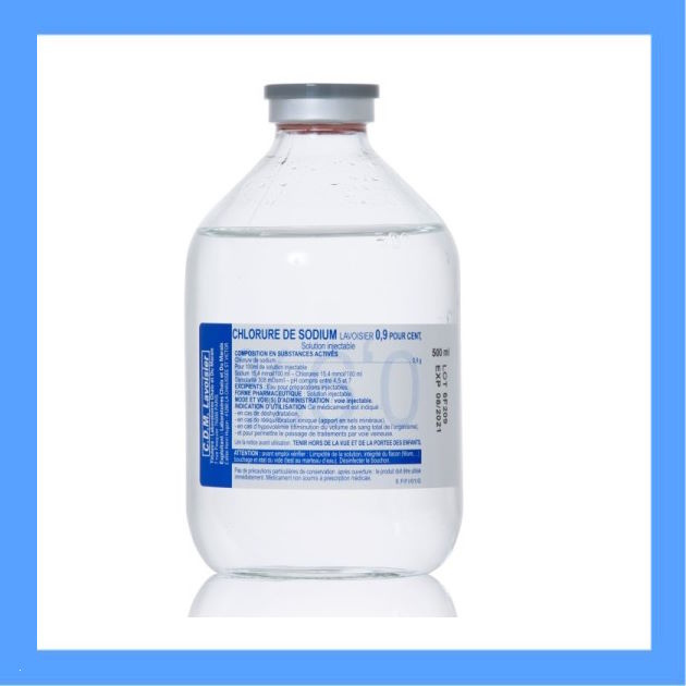 Sodium Chloride 0,9% Glass Bottle