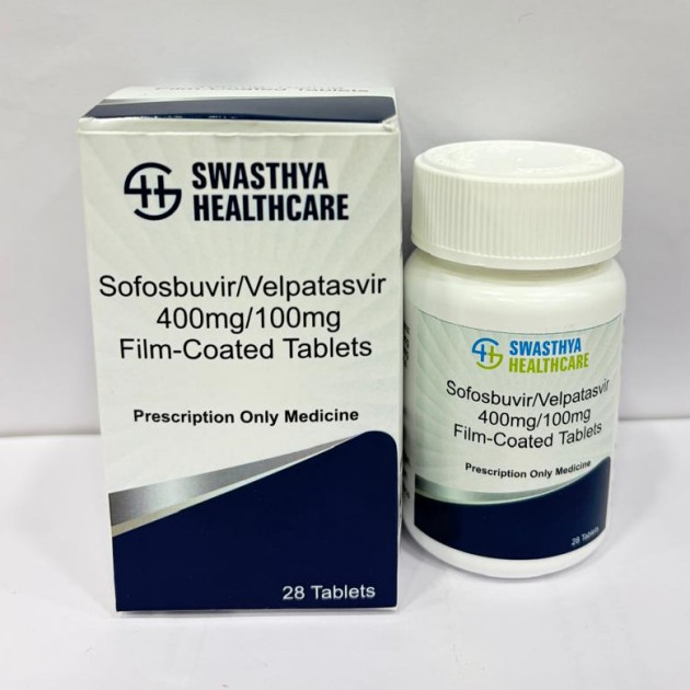 Sofosbuvir/Velpatasvir 400 mg/100 mg Film coated Tablet