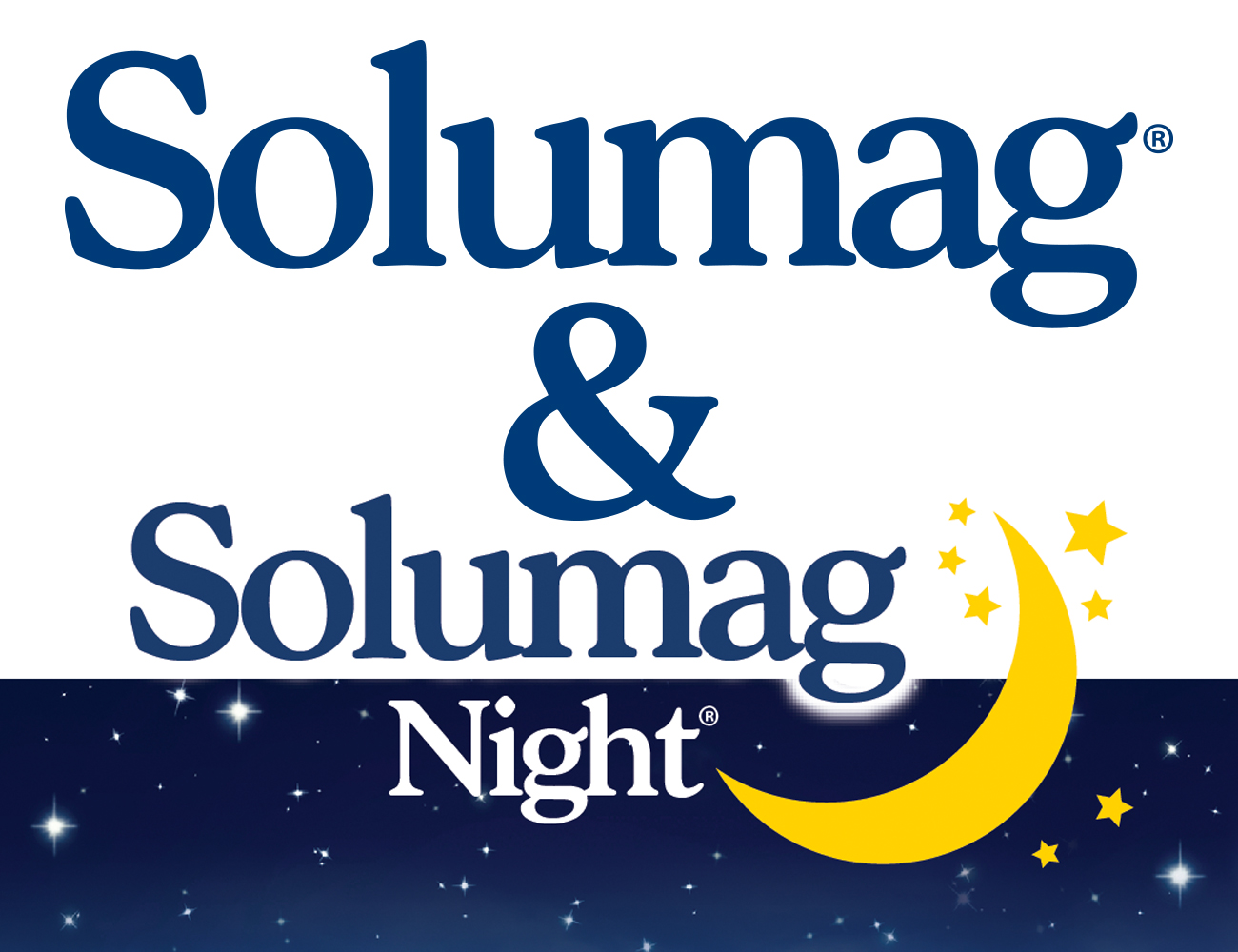 SOLUMAG (Magnesium pidolate) & SOLUMAG NIGHT (Magnesium, Melatonin & the essential amino acid Tryptophan)