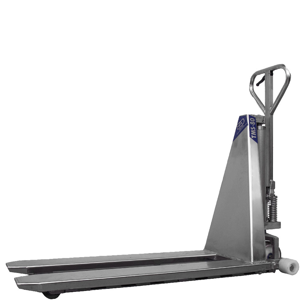 STAINLESS STEEL PALLET TRUCK WITH MANUAL SCISSORS LIFT 2