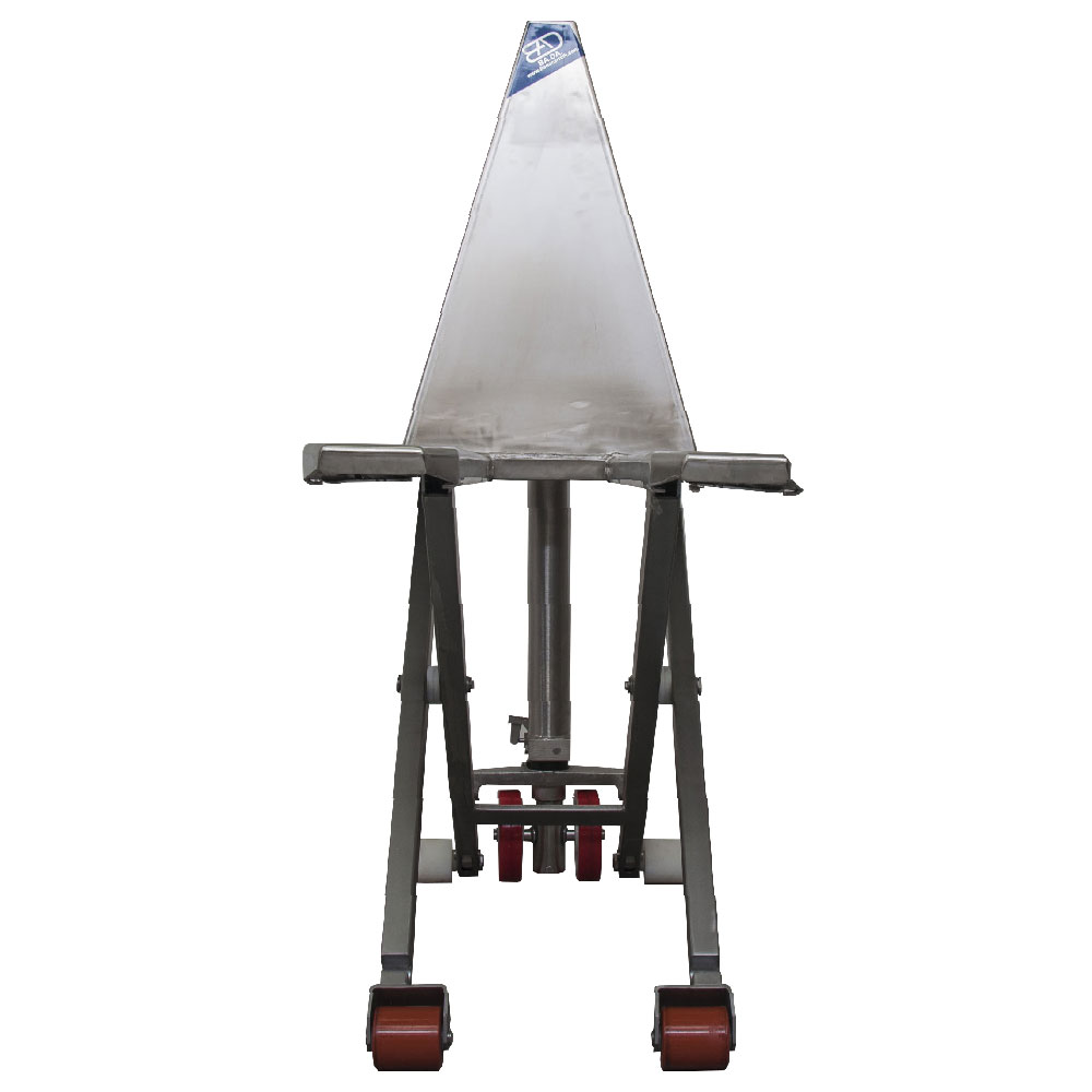STAINLESS STEEL PALLET TRUCK WITH MANUAL SCISSORS LIFT 3