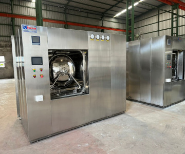 Steam Sterilizer cum Rubber bung Processor
