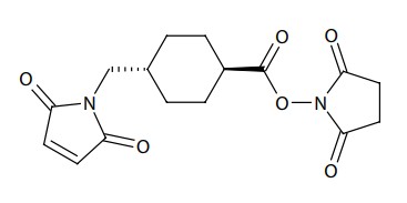 Succinimidyl-4-(N-maleimidomethyl)cyclohexane-1-carboxylate (SMCC)