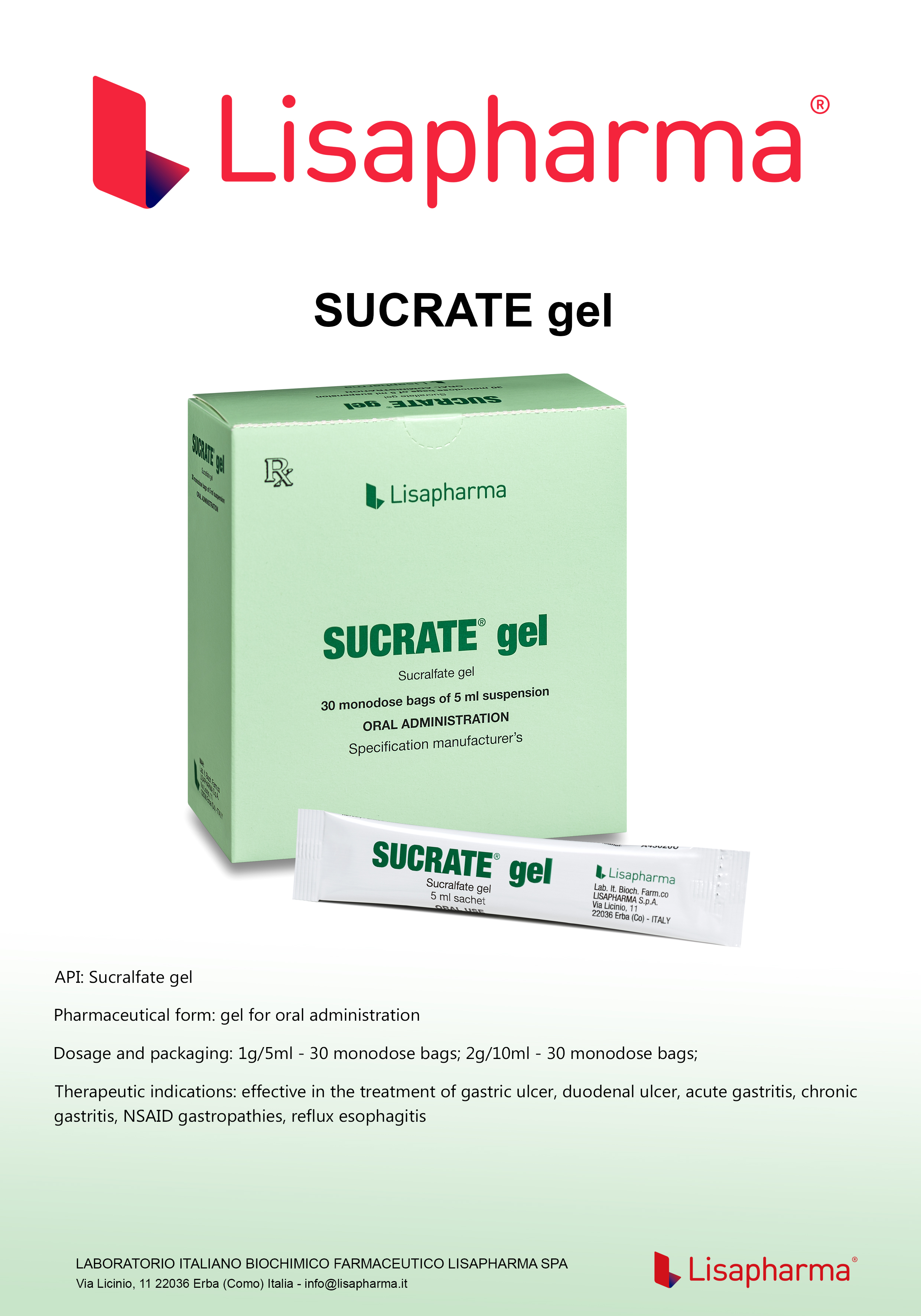 SUCRATE GEL