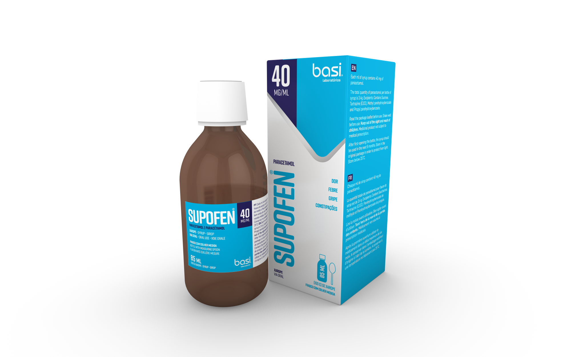 Supofen® (Paracetamol) 40 mg/ml Oral suspension