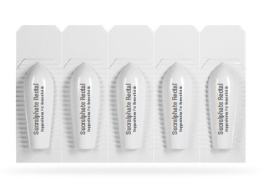 SUPPOSITORIES WITH SUCRALPHATE FOR HEMORRHOIDS