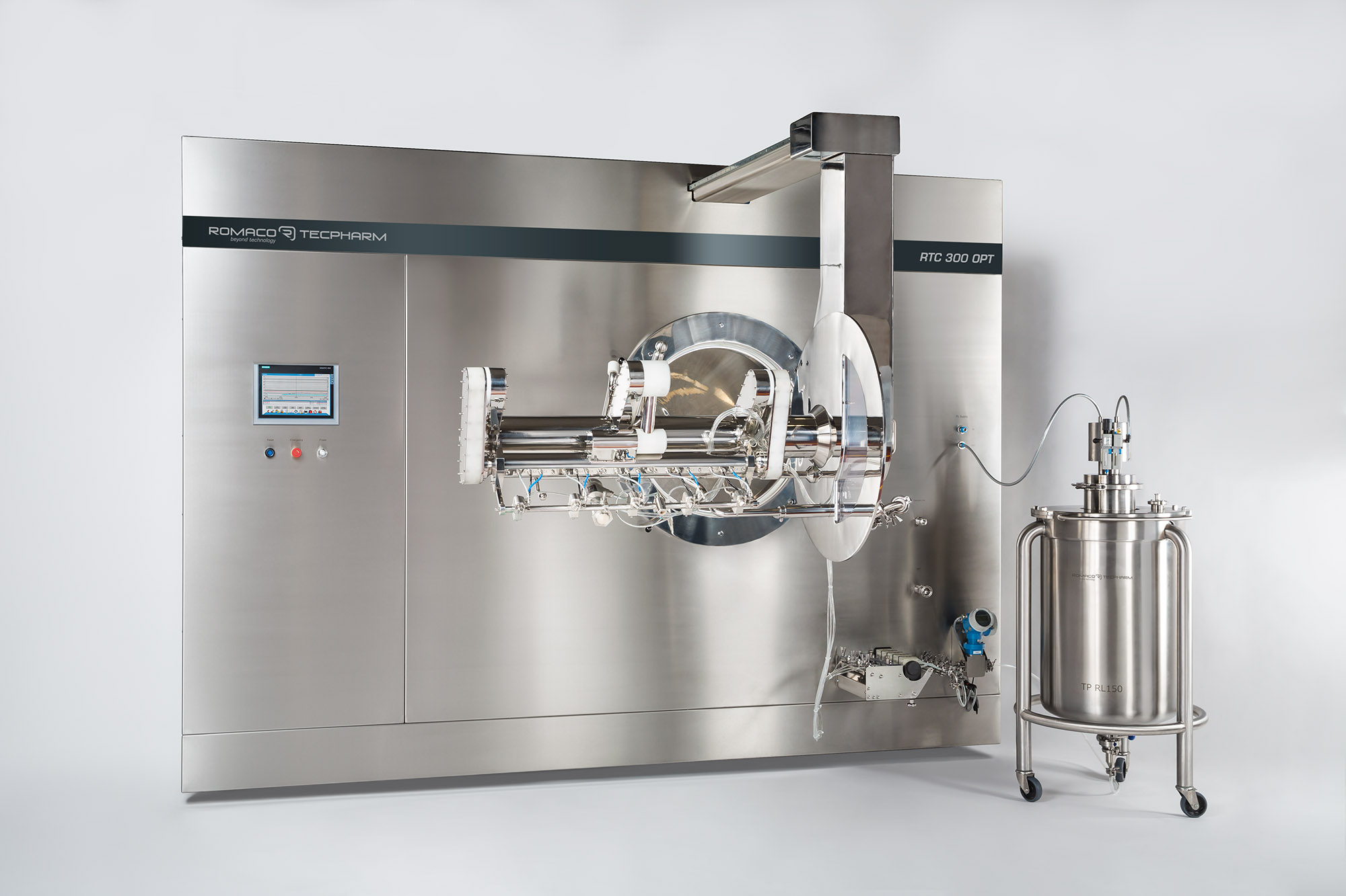 Tablet Coater RTC OPT - Perforated coating pan for tablets and pellets
