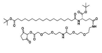 tBuO-Ste-Glu(OtBu)-AEEA-AEEA-OSU CAS 1118767-15-9