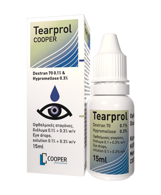 TEARPROL | Dextran 70 + Hypromellose (0.1% + 0.3%)