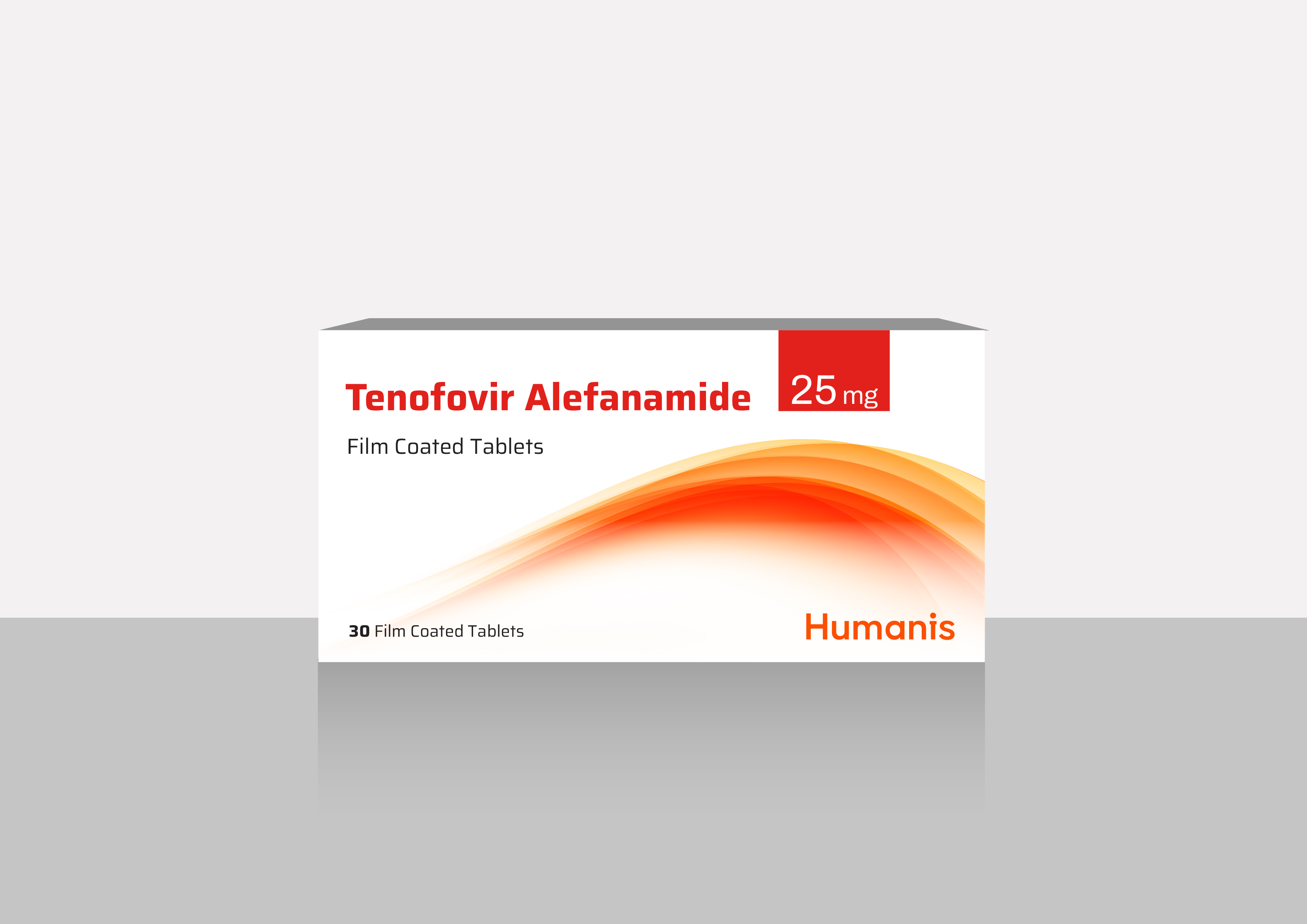 TENOFOVIR ALAFENAMIDE FCT 25 MG