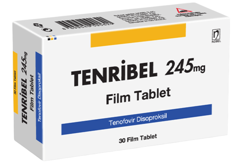 Tenribel (Tenofovir Disoproxil) 245 mg Film Coated Tablet