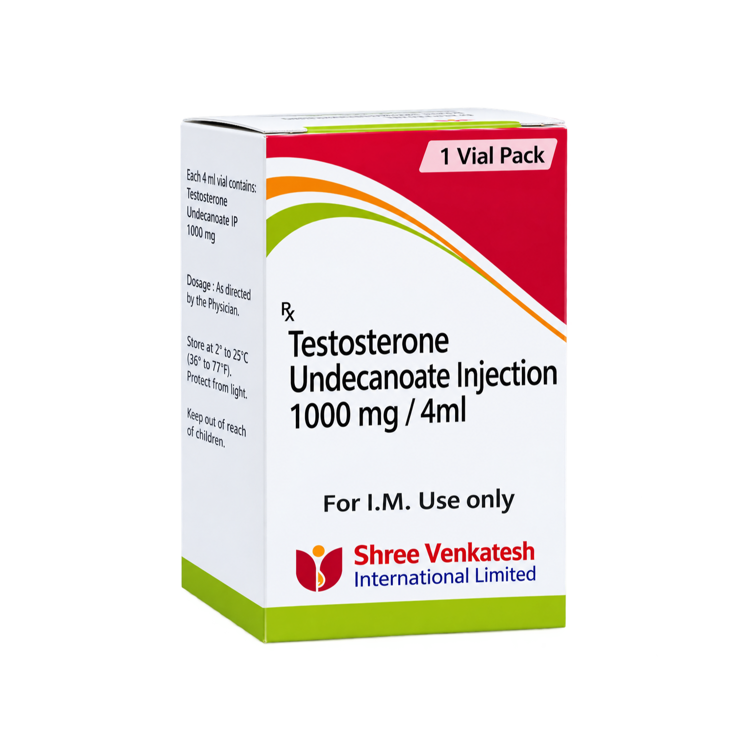 Testosterone Undecanoate Injection 1000 mg/4 mL