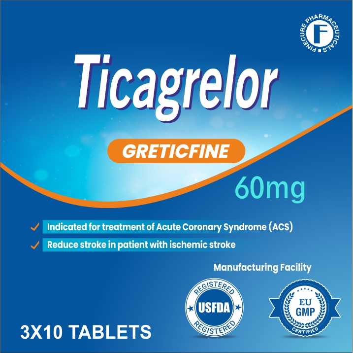 Ticagrelor Tablets - Greticfine 2