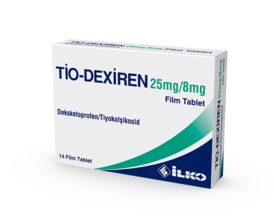 Tio-Dexiren - Thiocolchicoside / Dexketoprofen Trometamol 2