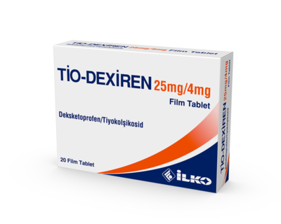 Tio-Dexiren - Thiocolchicoside / Dexketoprofen Trometamol 1