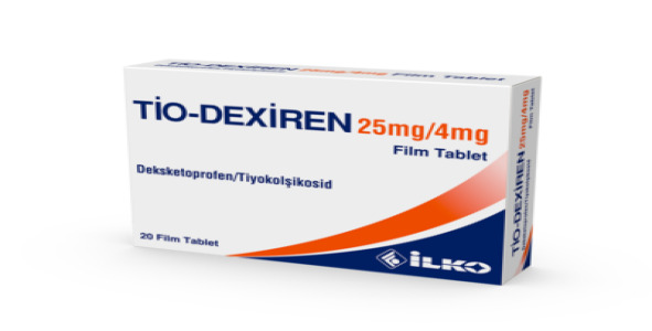 Tio-Dexiren - Thiocolchicoside / Dexketoprofen Trometamol
