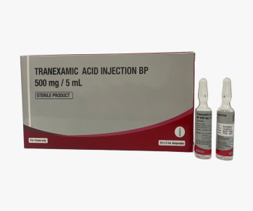 Tranexamic Acid Injection BP 500mg/5ml