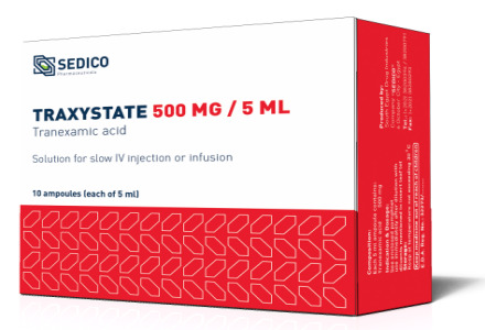 Traxystate 500 mg / 5 ml