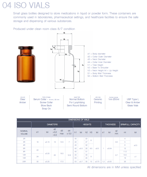 Tubular Glass Vials 2