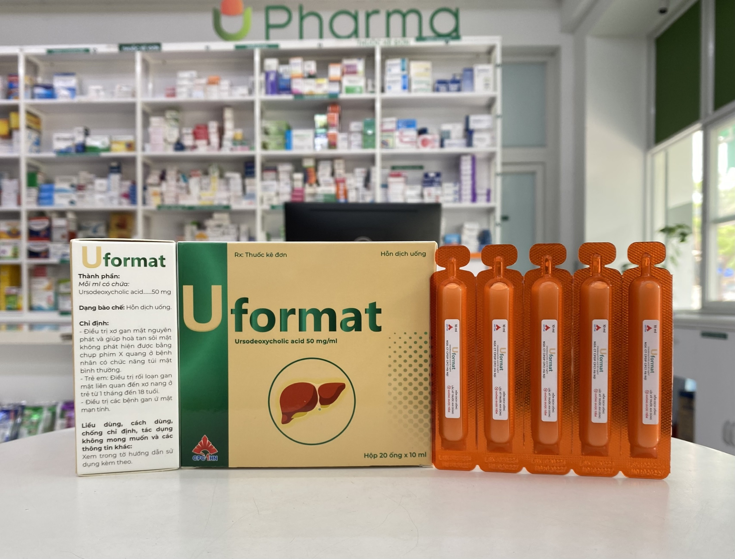 Uformat 5ml (Urosodeoxycholic acid - Oral suspension)