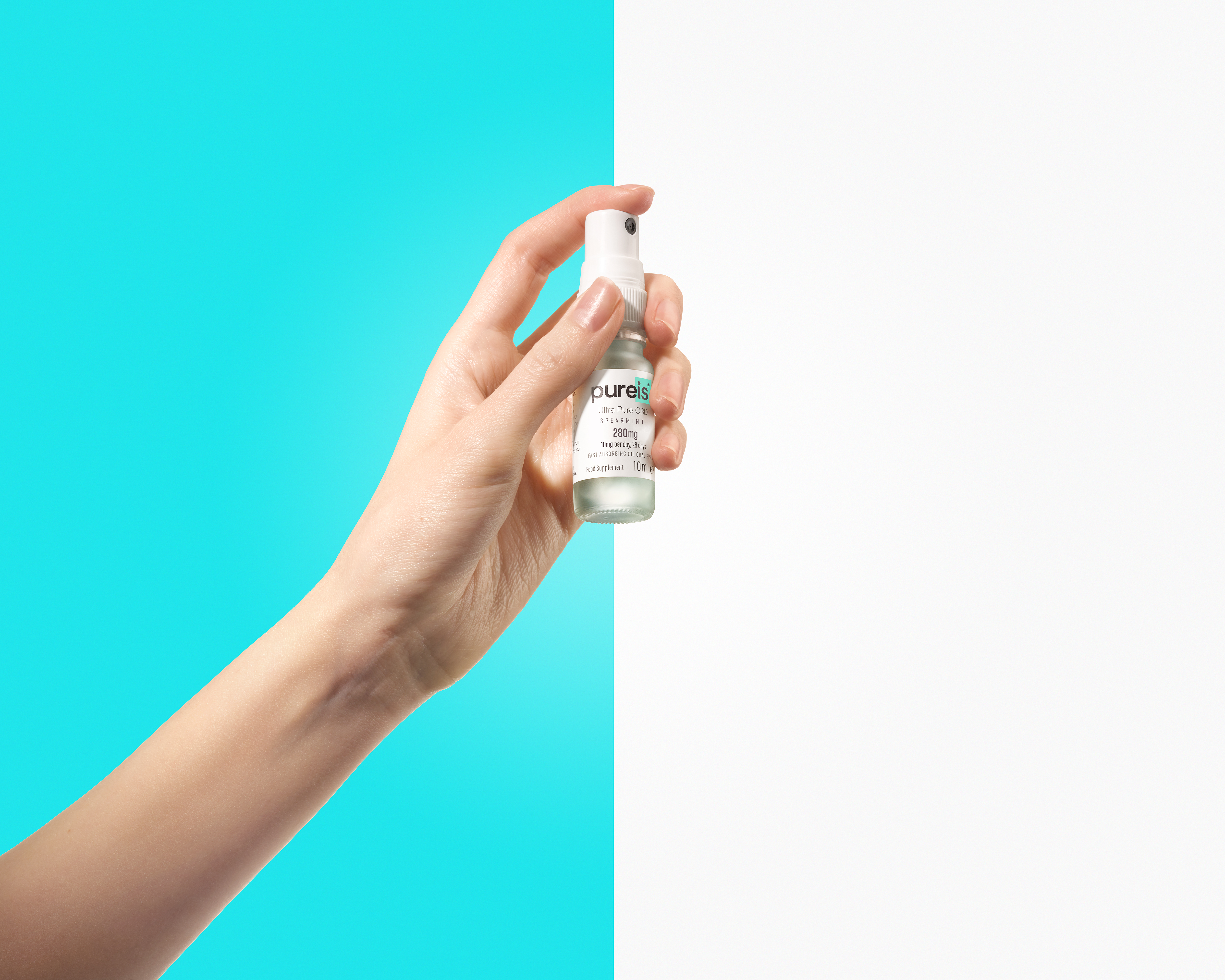Ultra Pure, Fast Absorbing CBD Oil 280mg, 10mg per day, 28 days 2