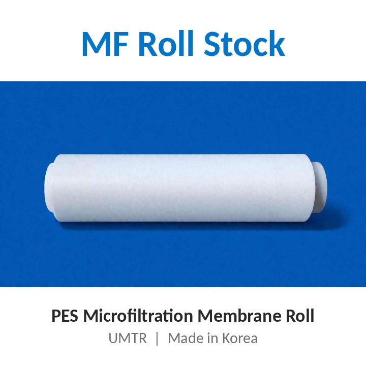 UMTRroll MF – PES Microfiltration Membrane Roll Stock (0.1 / 0.2 / 0.45 µm)