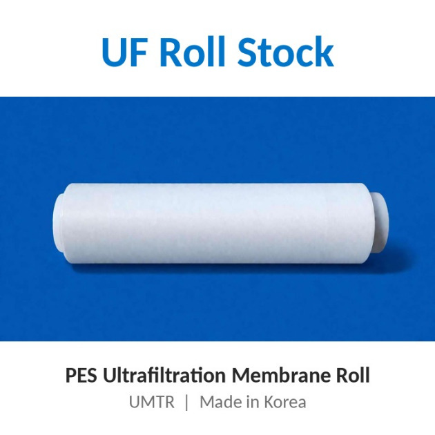 UMTRroll UF – PES Ultrafiltration Membrane Roll Stock (10–300 kDa)