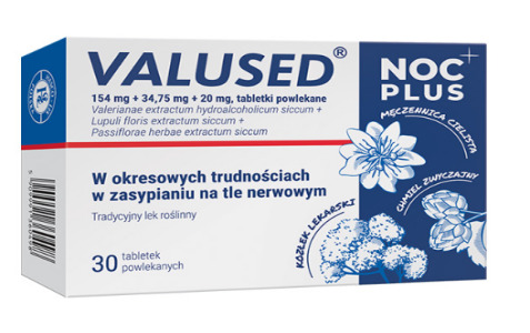 VALUSED (Valerian root dry extr., Hops dry extr., Passionflower dry extr.)