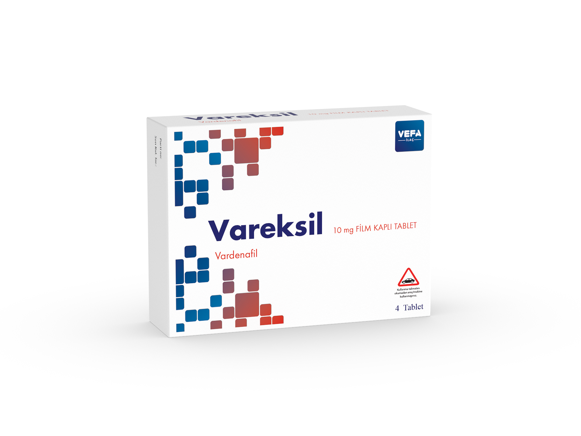 Vareksil 10 mg Film Tablet 4tabs.