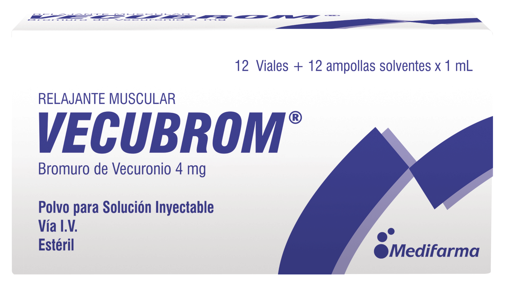 VECUBROM/ Vecuronio 4 mg/mL INY VIAL