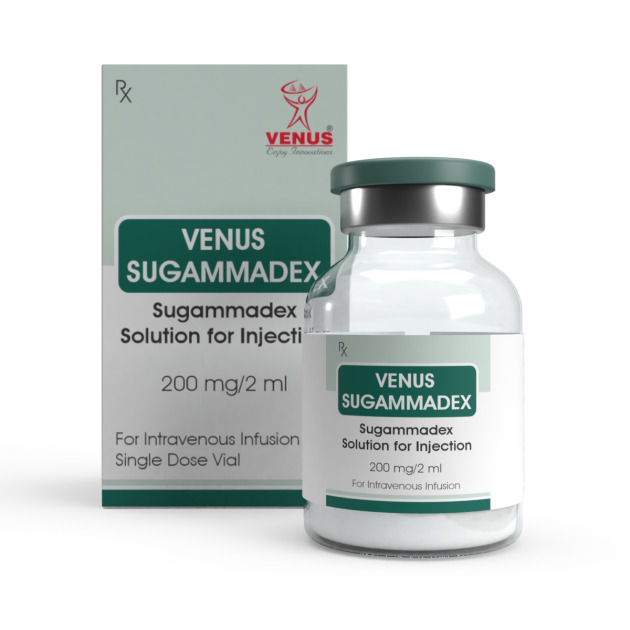 Venus Sugammadex 200 mg/2 ml