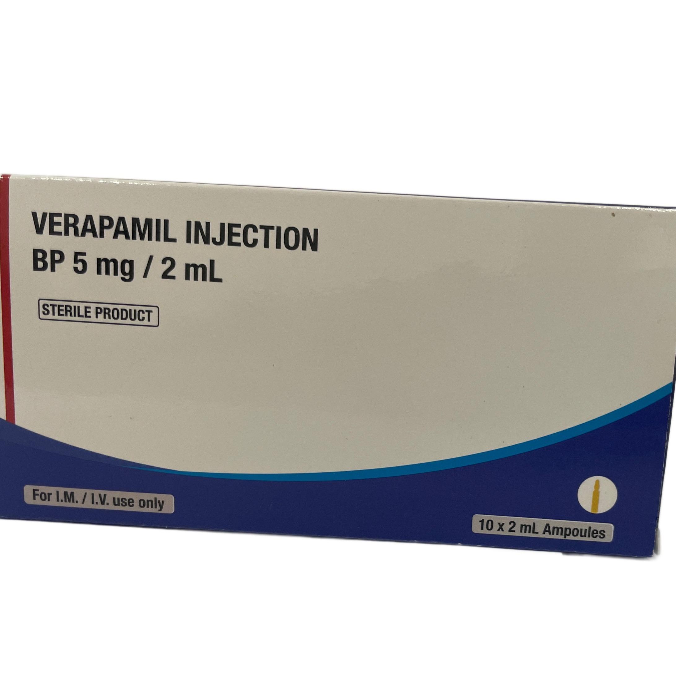Verapamil Injection BP 5mg/2ml