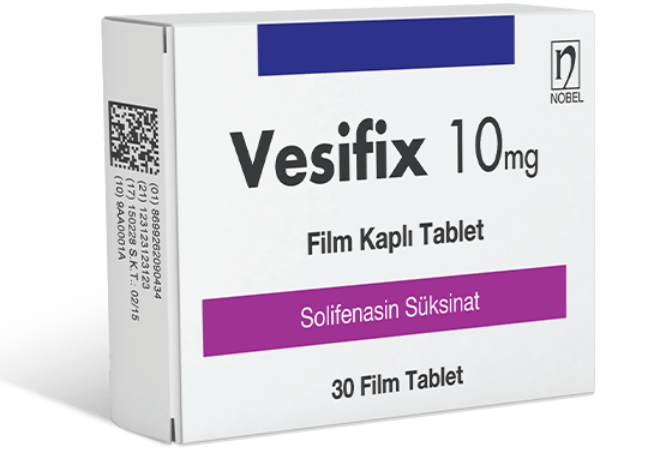 Vesifix (Solifenacin) 5 mg, 10 mg Film Coated Tablet