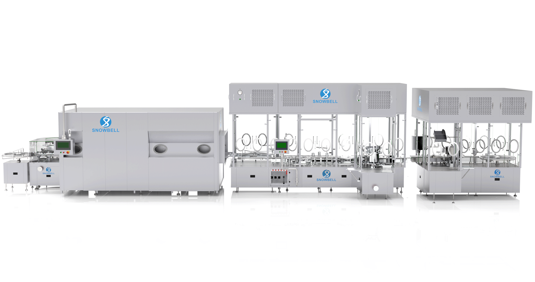 Vial Liquid Filling / Processing Line 1