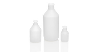 Vials made of HDPE