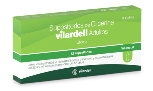 Vilardell Glycerin Suppositories Adults Blister