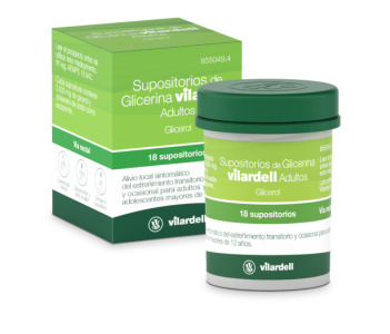 Vilardell Glycerin Suppositories Adults Jar