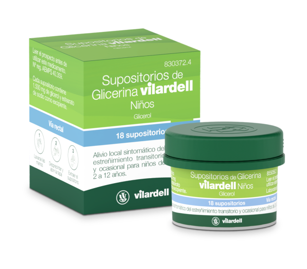 Vilardell Glycerin Suppositories Children Jar