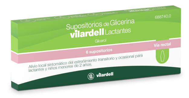 Vilardell Glycerin Suppositories Infants Blister