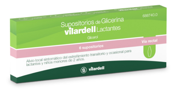 Vilardell Glycerin Suppositories Infants Blister