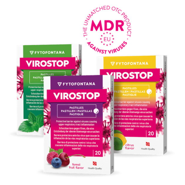 VIROSTOP antiviral pastilles - MDR certified medical devices