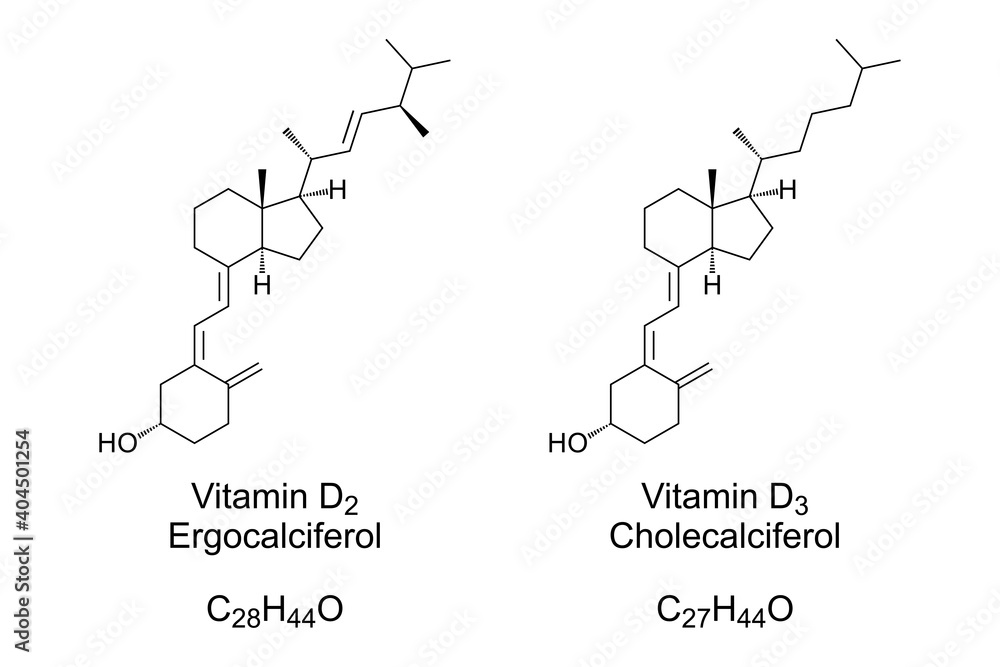 Vitamin D-2 & Vitamin D3 Crystalline