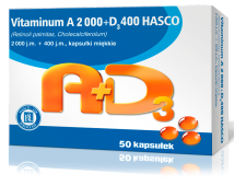 VITAMINUM A 2 000 +D3 400 HASCO
