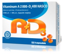 VITAMINUM A 2 000 +D3 400 HASCO