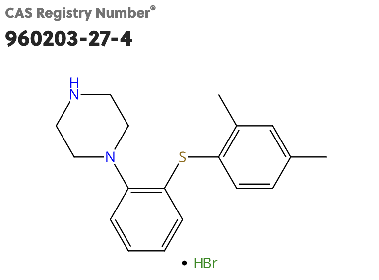 VORTIOXETINE HYDROBROMIDE - KIMIA