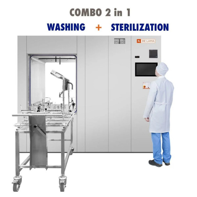 Washing + sterilization 2 in 1 combo equipment