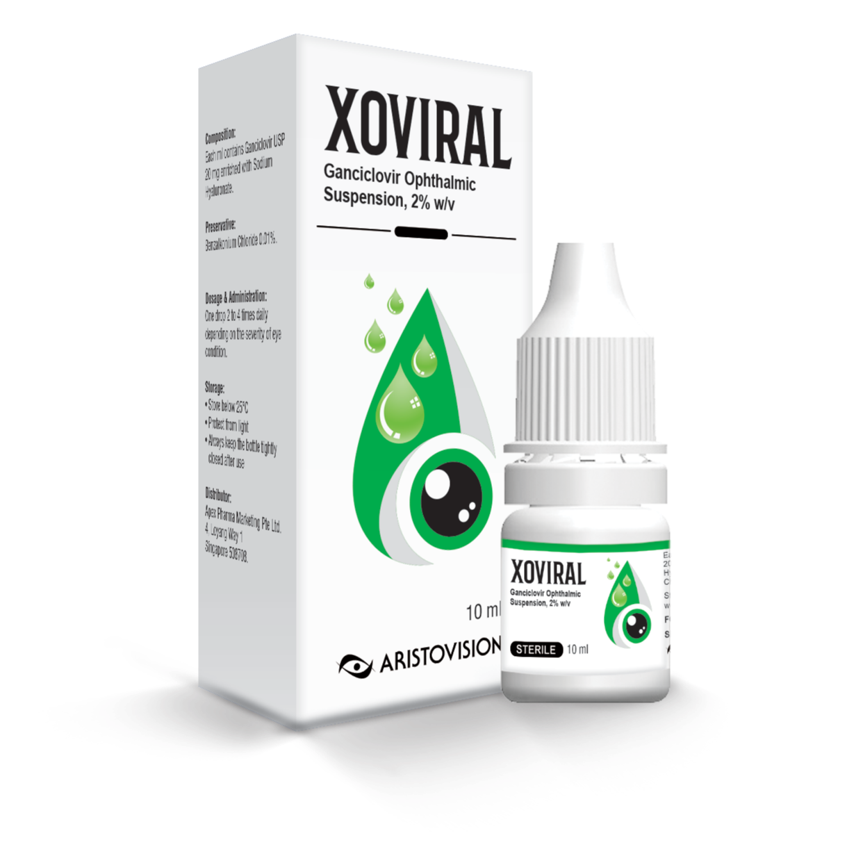 Xoviral 2% Eye Suspension 10ml