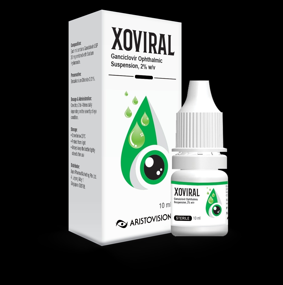 Xoviral 2% Eye Suspension 10ml 2