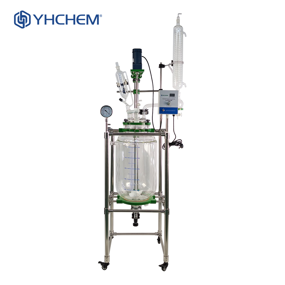 YHCHEM Jacketed Glass Reactor 1