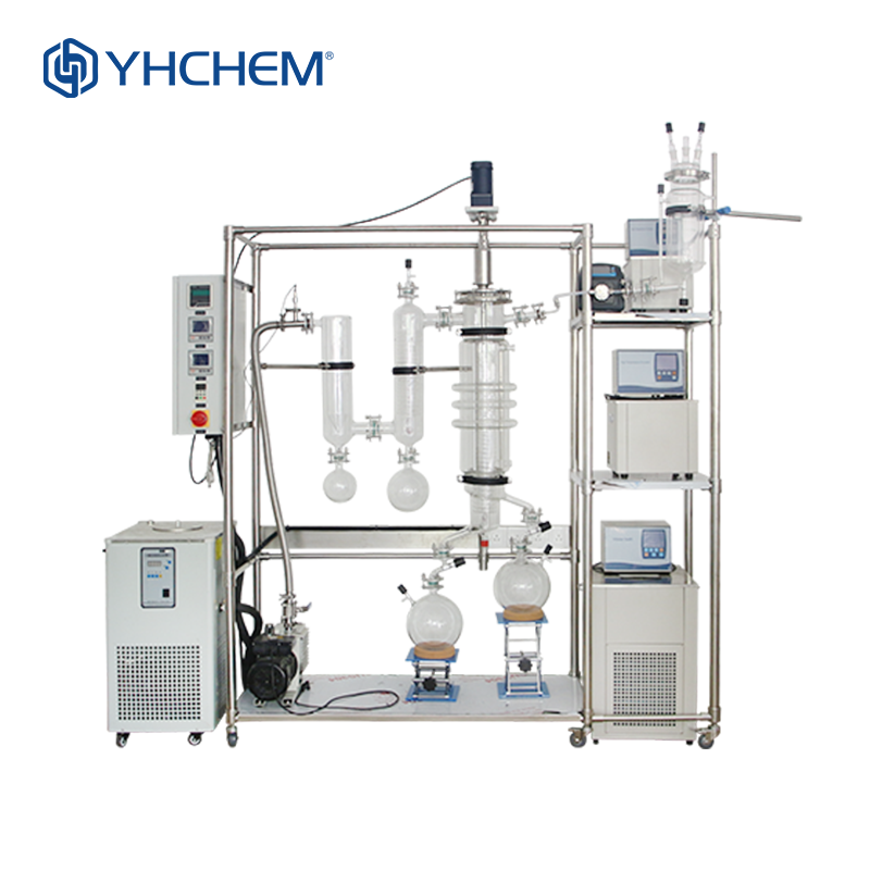 YHCHEM Wipe Film Molecular Distillation System(Borosilicate Glass) 1